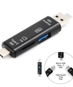 1PC All In 1 USB 3.1 Card Reader High Speed TF Micro Card Reader Type C USB Micro USB Memory OTG Card Reader