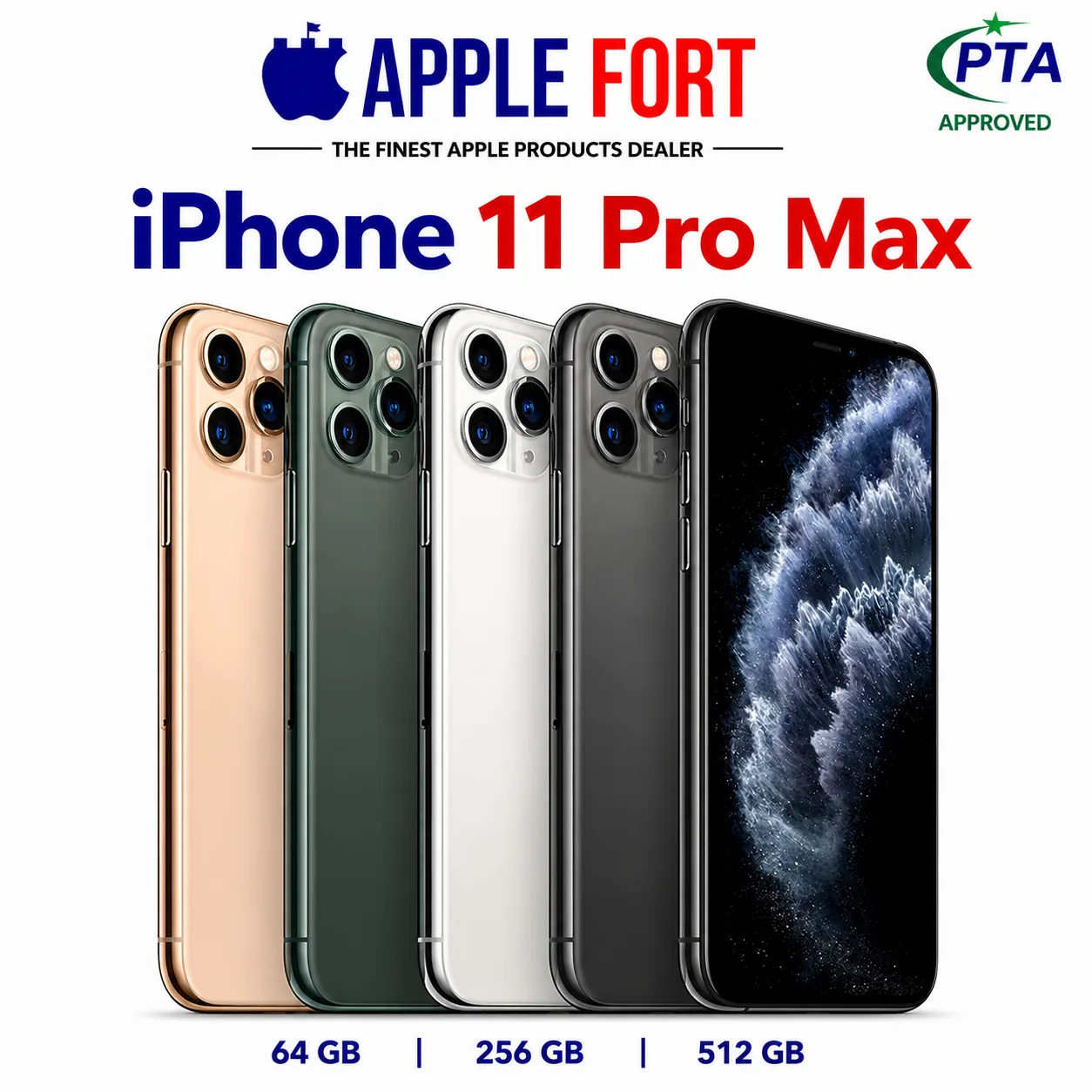 Apple iPhone 11 Pro Max 64GB 256GB 512GB – Apple Fort Apple iPhone 11 Pro Max 64GB 256GB 512GB – Apple Fort
